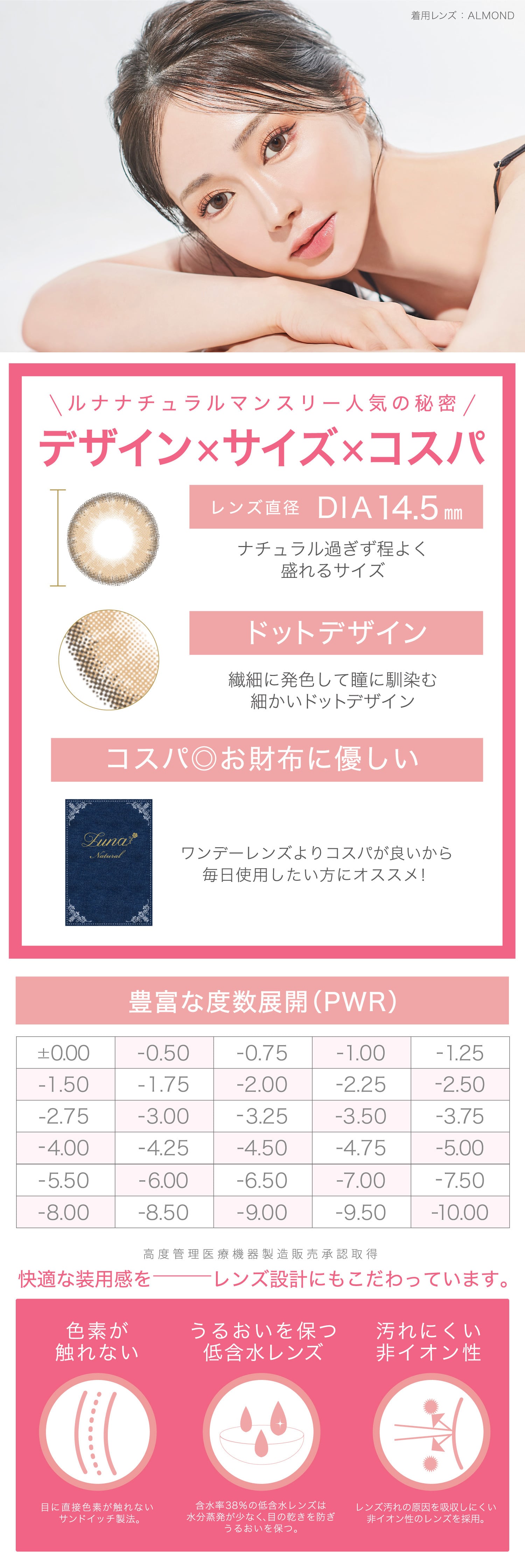 LUNA Natural 1month ルナ ナチュラル ワンマンス