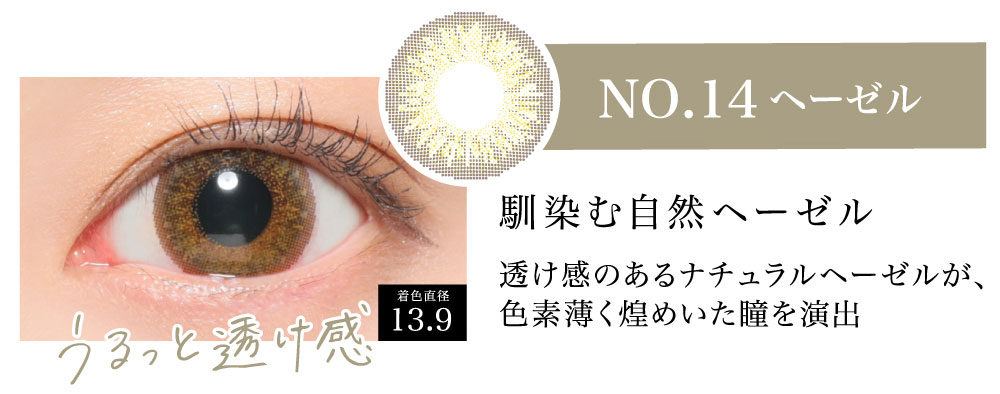 SECRET CANDY MAGIC 1day シークレットキャンディマジック ワンデー【No.14 ヘーゼル】
