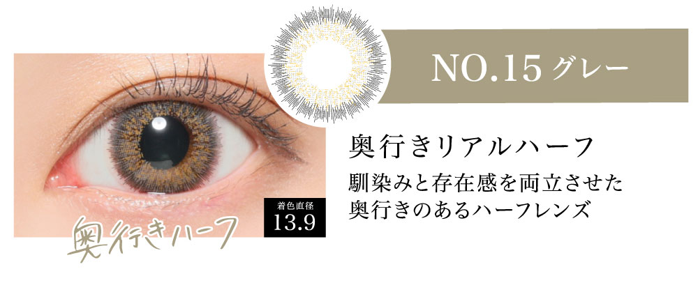SECRET CANDY MAGIC 1day シークレットキャンディマジック ワンデー【No.15 グレー】