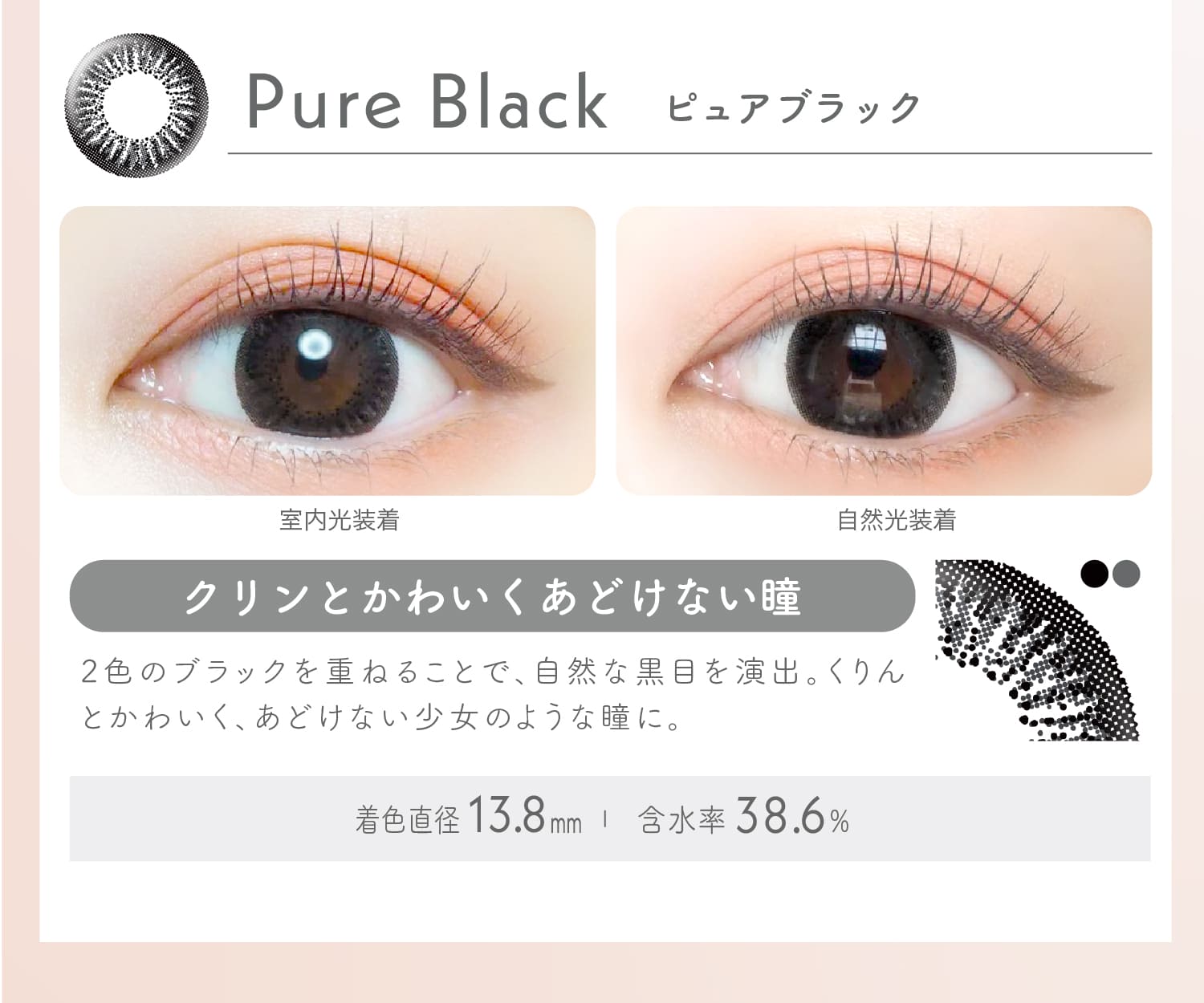 Ever Color 1day エバーカラー ワンデー【Pure Black ピュアブラック】