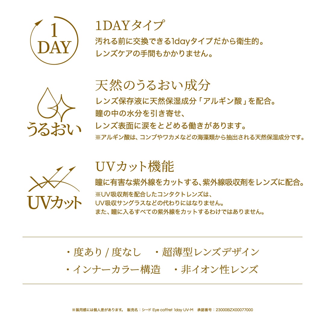 Eye Coffret 1day UV M ACRt f[ UV M iC[WfFyj