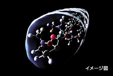 メニコンプレミオ分子構造イメージ図
