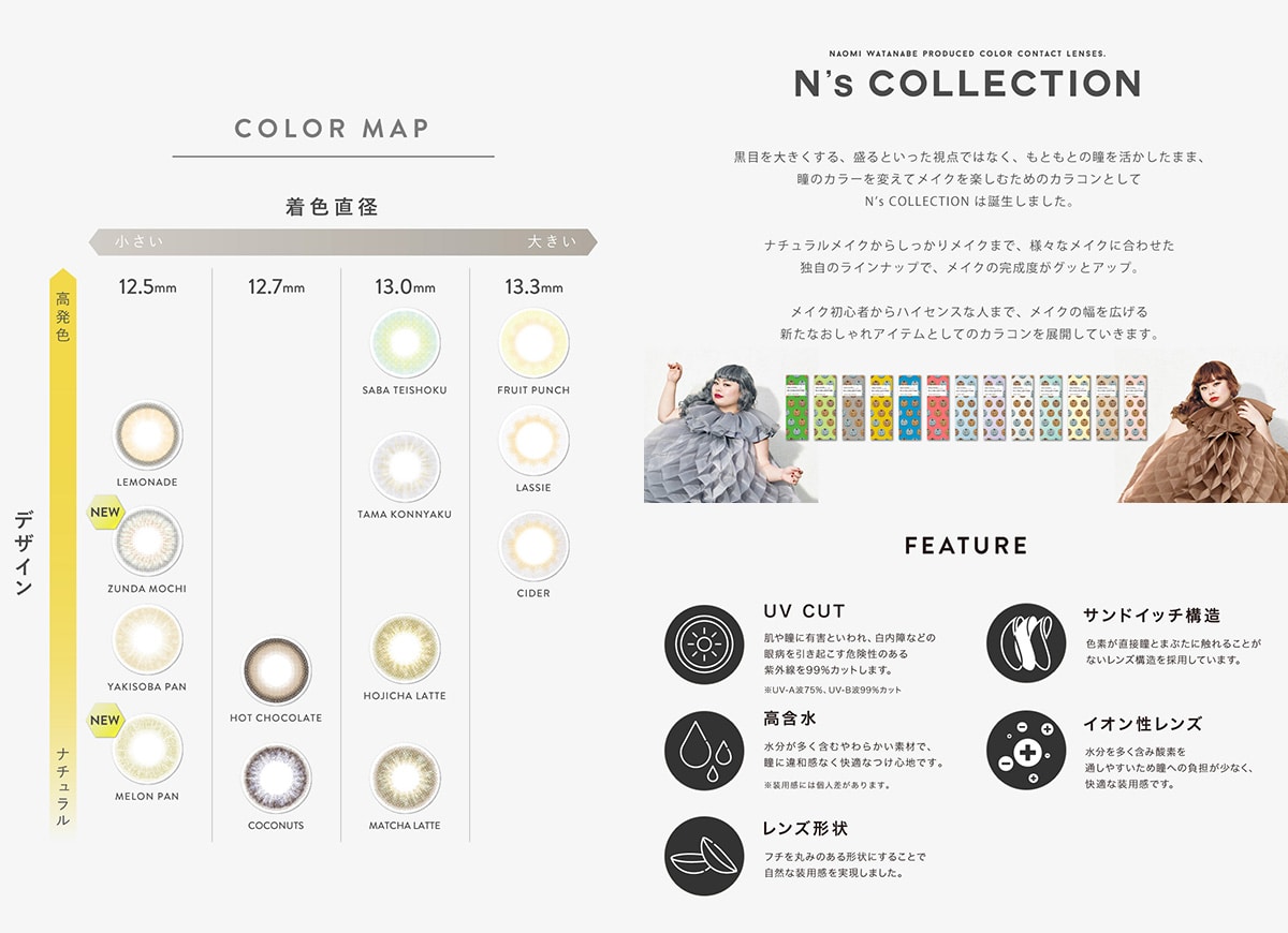 COLOR MAP N's COLLECTION FEATURE