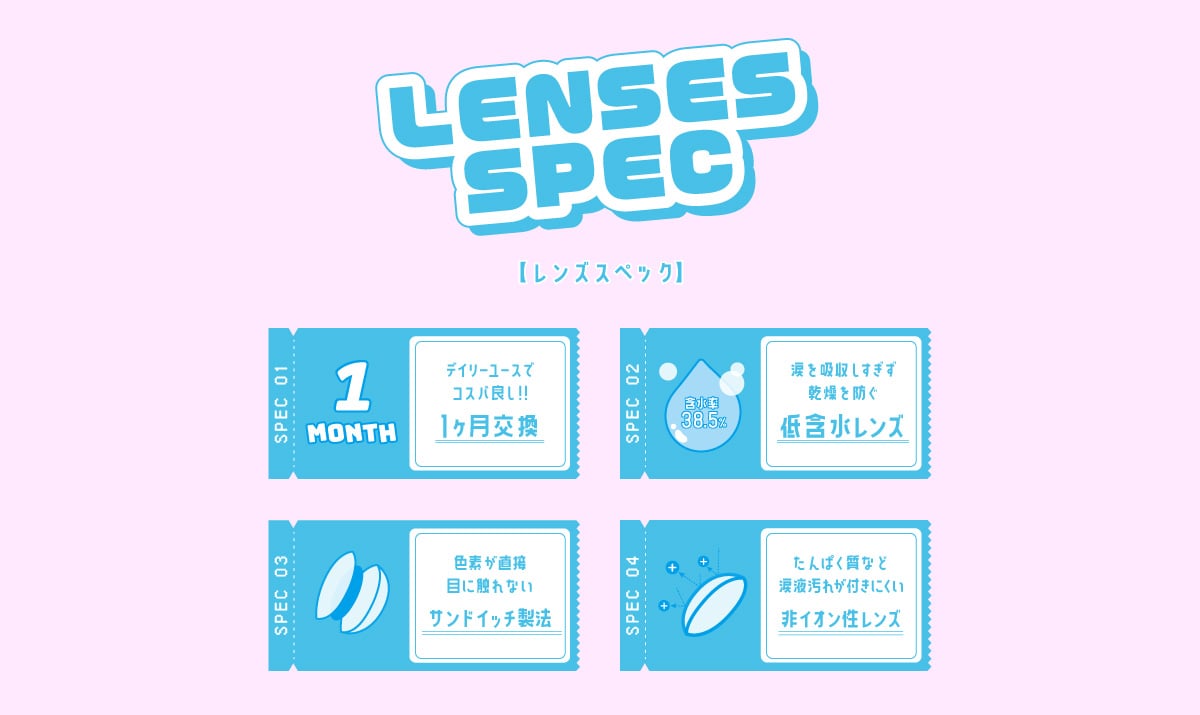 超モテコン ウルトラマンスリー LENS SPEC