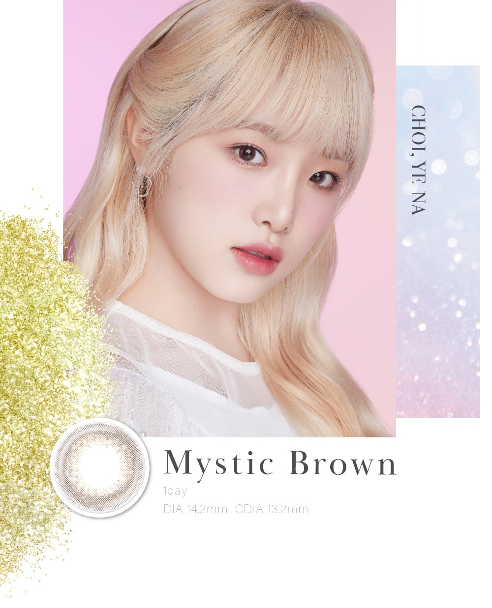 【Mystic Brownミスティックブラウン】Miche Bloomin’ 1Day Iris Grow Series ミッシュブルーミンワンデーアイリスグローシリーズ