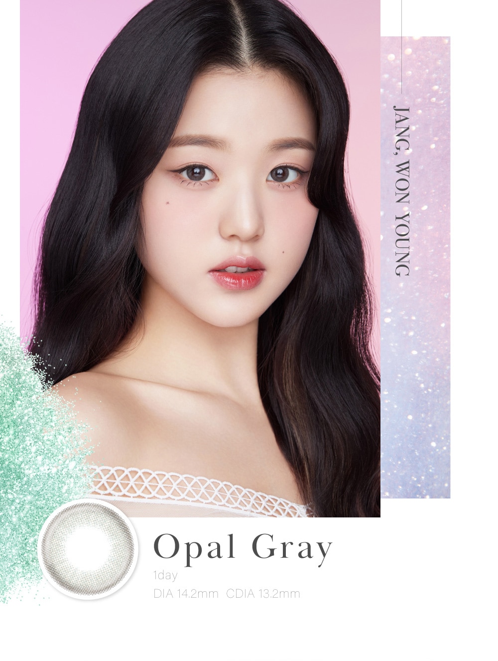 【Opal Grayオパールグレー】Miche Bloomin’ 1Day Iris Grow Series ミッシュブルーミンワンデーアイリスグローシリーズ