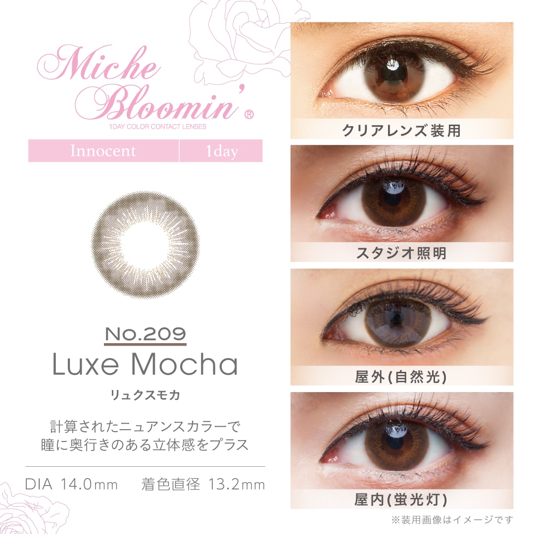 ミッシュ ブルーミン ワンデー シリーズ【Luxe Mocha リュクスモカ】