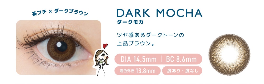 FLANMY 1DAY フランミー ワンデー【DARK MOCHA ダークモカ】