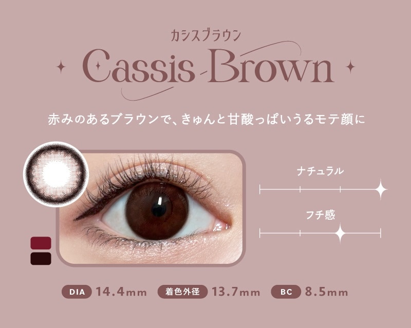Angel Color Bambi Series 1day GWFJ[yCassis Brown JVXuEz